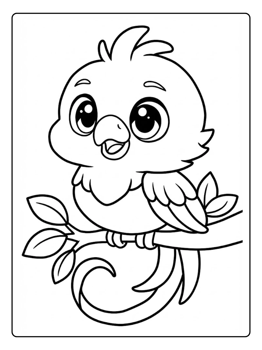 quetzal para colorear (6)