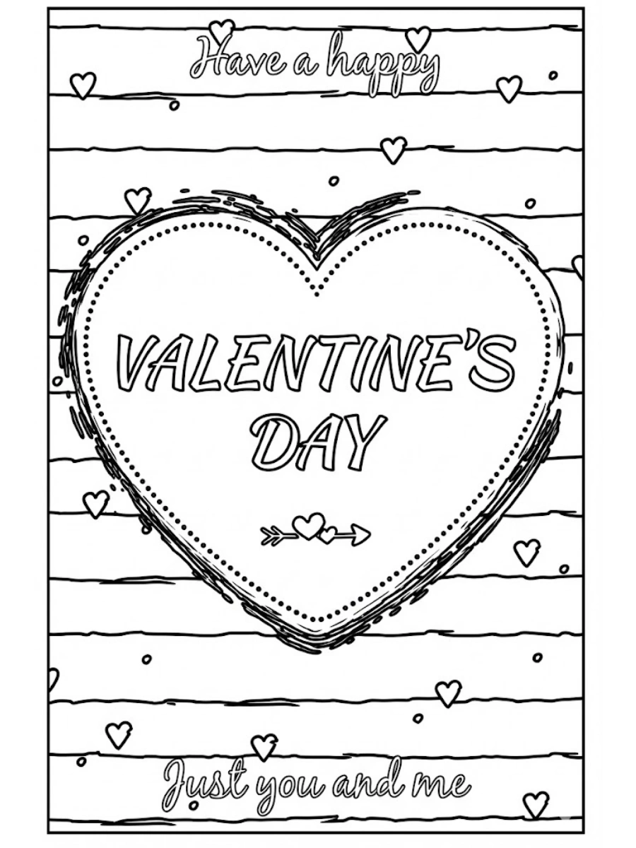 tarjetas de san valentin para colorear (4)