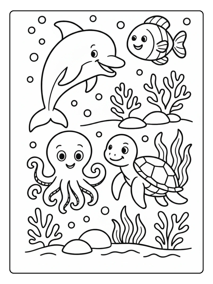 tiburon caricatura colorear