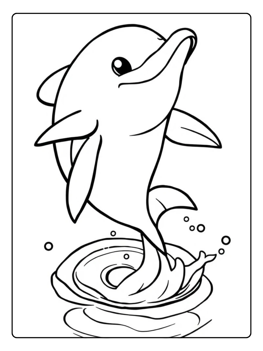 tiburon para colorear