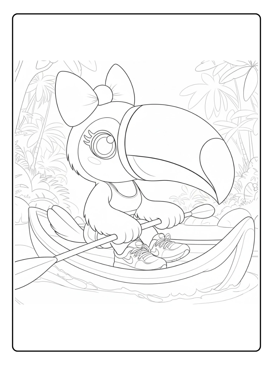 tucan para colorear (5)