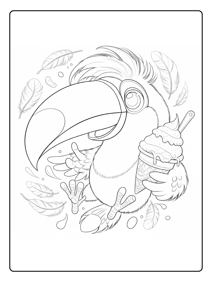 tucan para colorear (9)