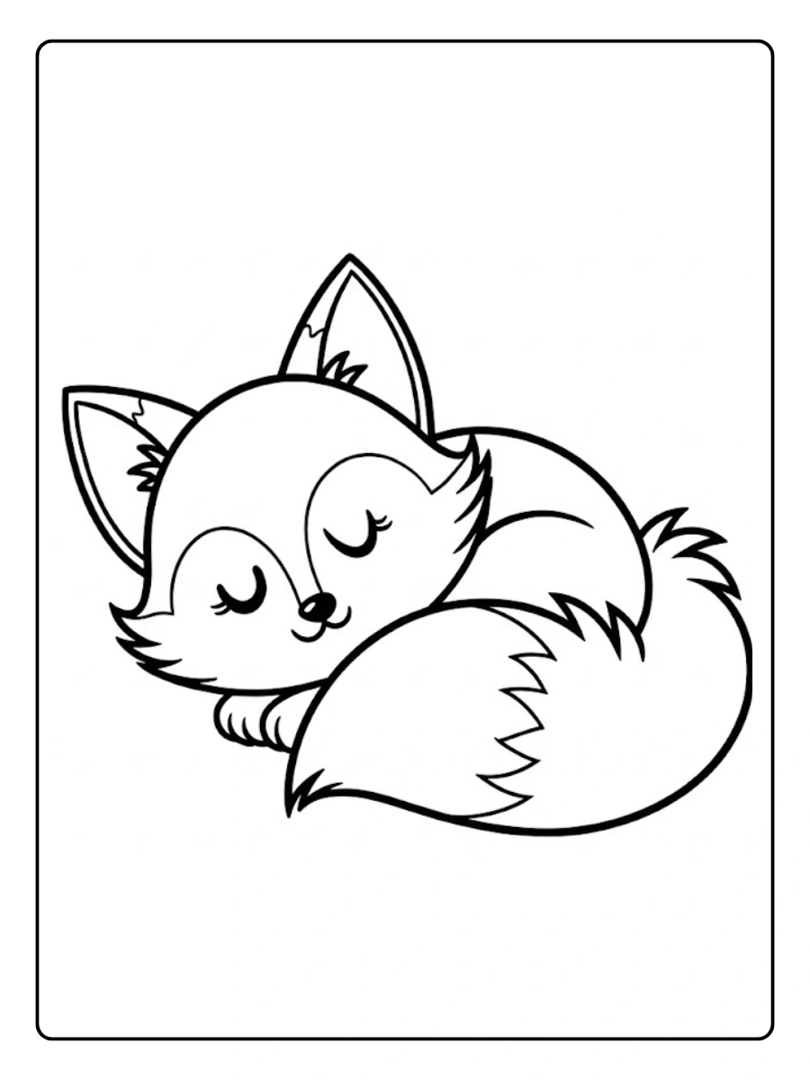 zorro para colorear (12)