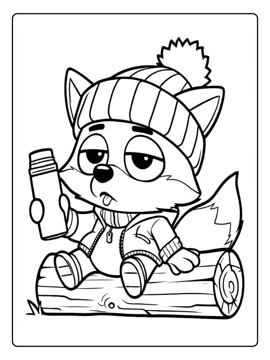 zorro para colorear (2)