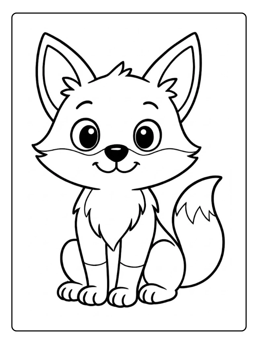 zorro para colorear (5)