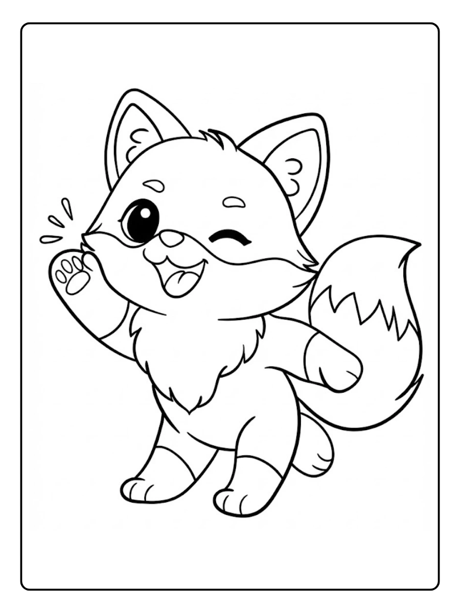 zorro para colorear (6)