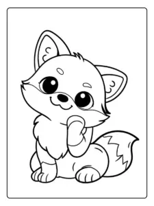 zorro para colorear (8)