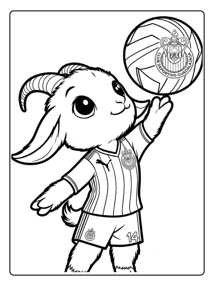 Chivas para colorear (12)