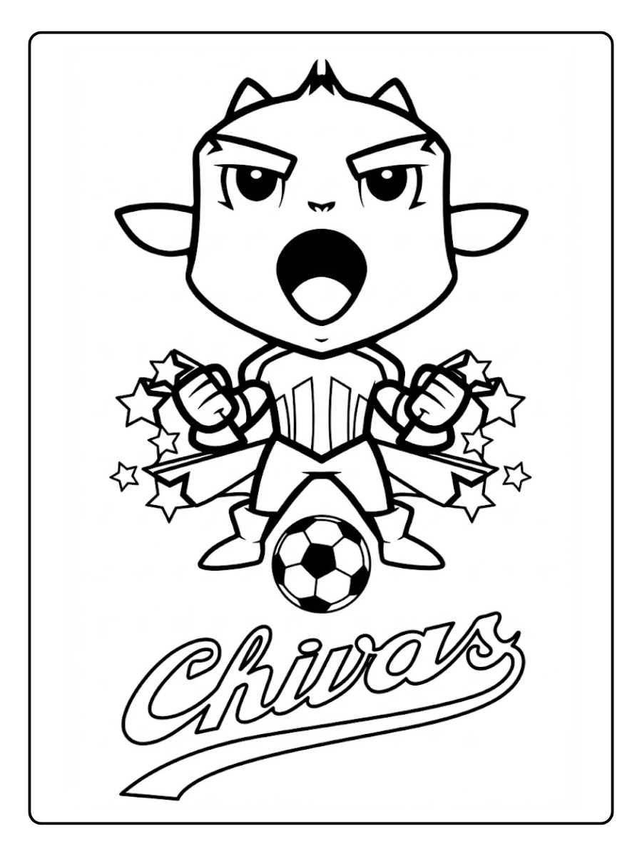 Chivas para colorear (13)