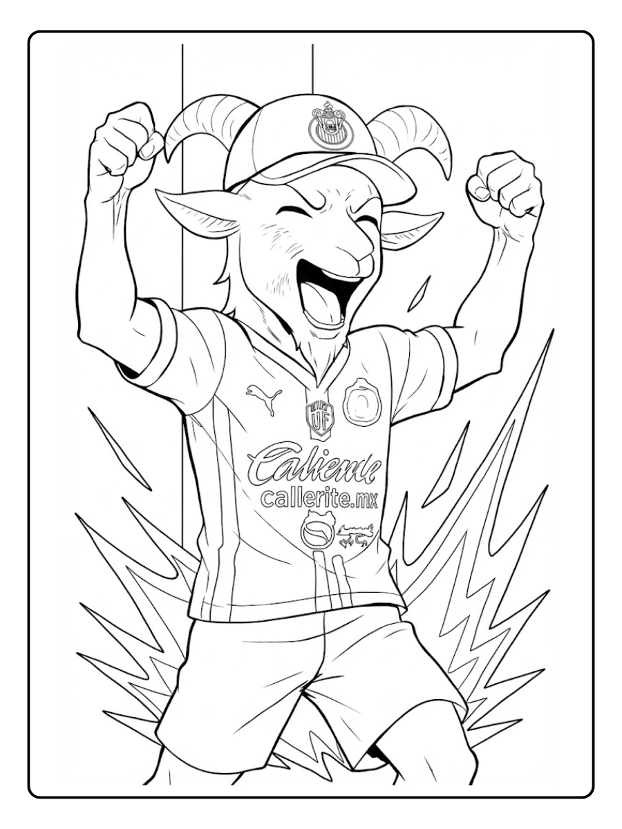 Chivas para colorear (2)