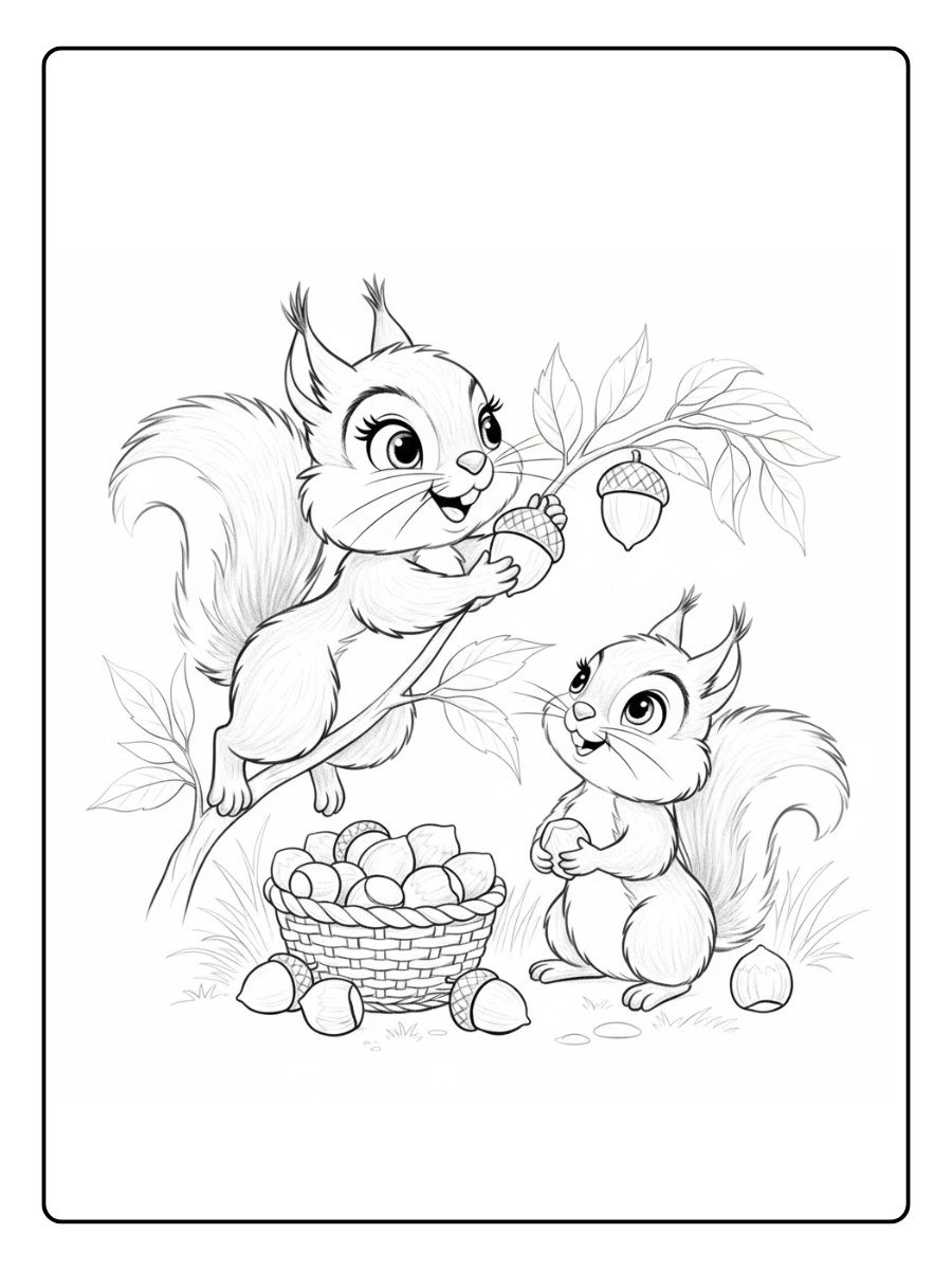 ardilla para colorear (10)