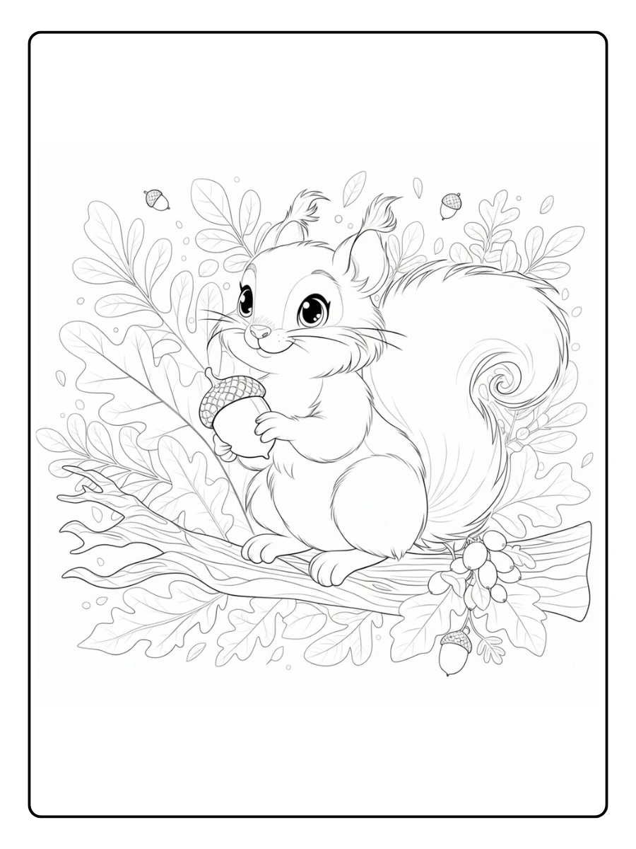 ardilla para colorear (13)