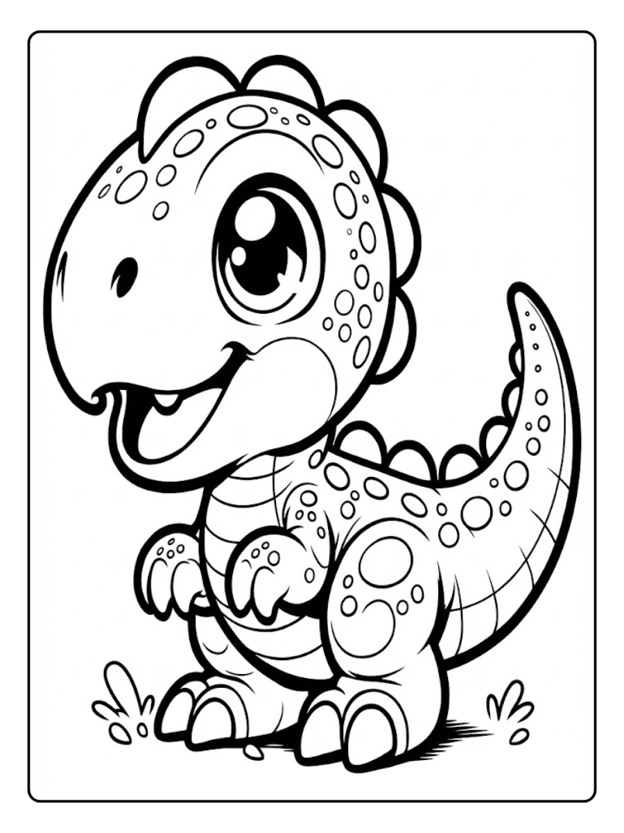 bebe dinosaurio para colorear (7)
