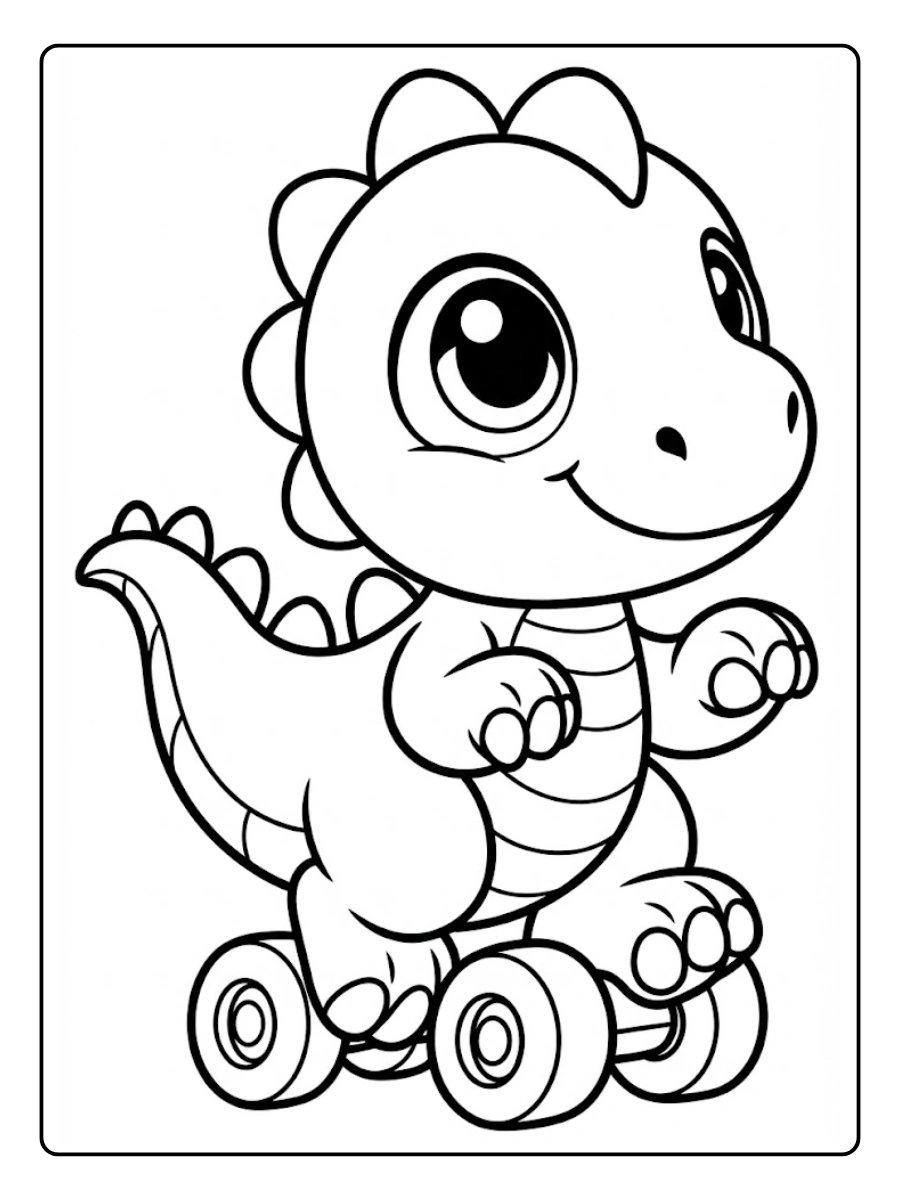 bebe dinosaurio para colorear (9)