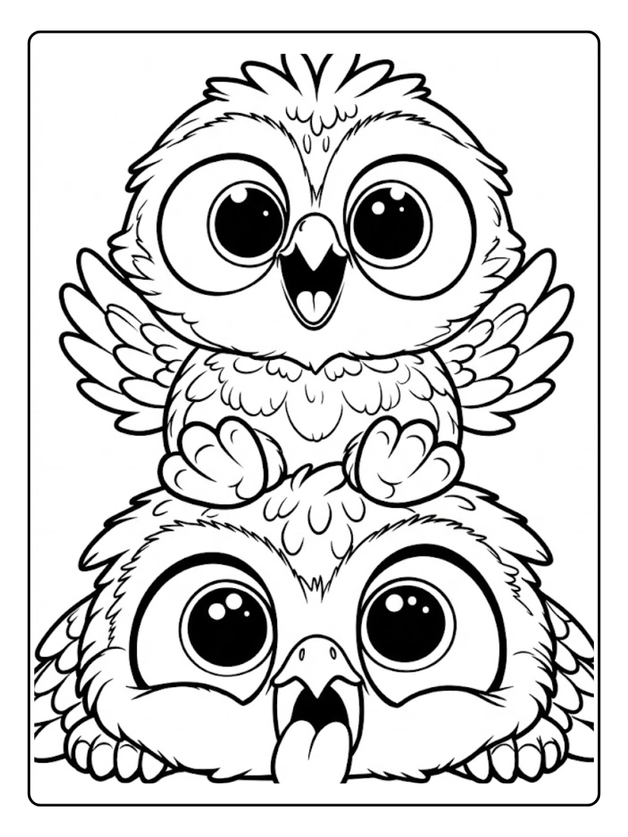 buho para colorear (10)