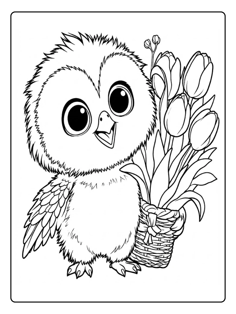 buho para colorear (15)