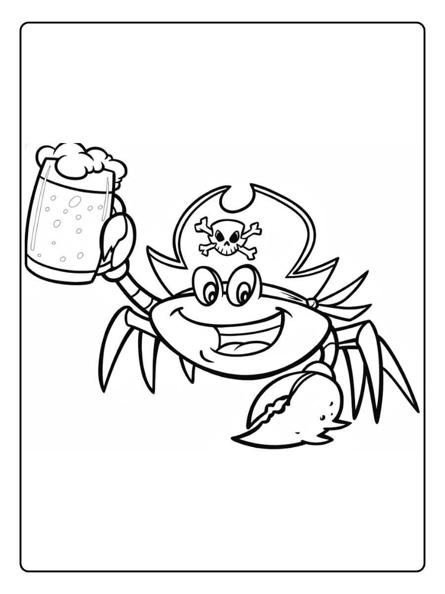 cangrejo para colorear (3)