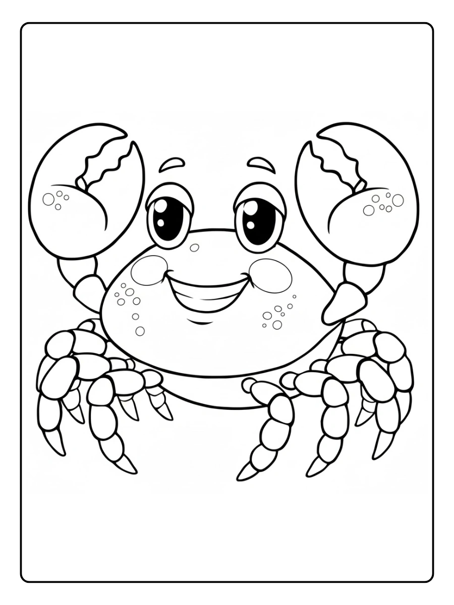 cangrejo para colorear (6)