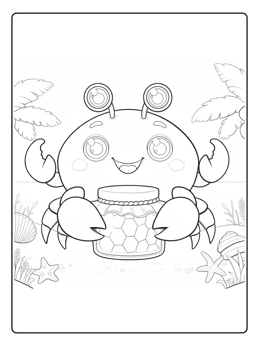 cangrejo para colorear (8)