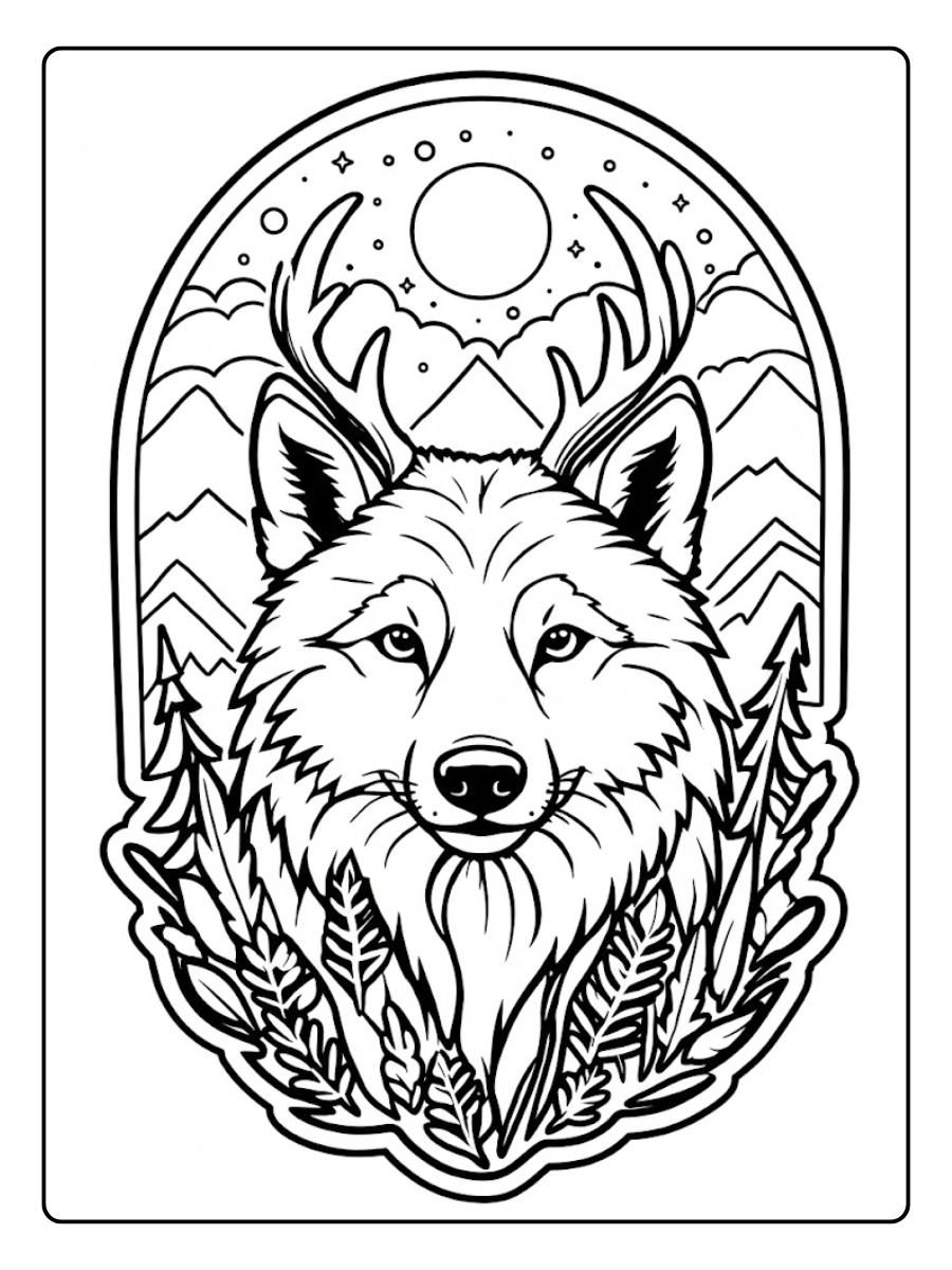 coyote para colorear (11)