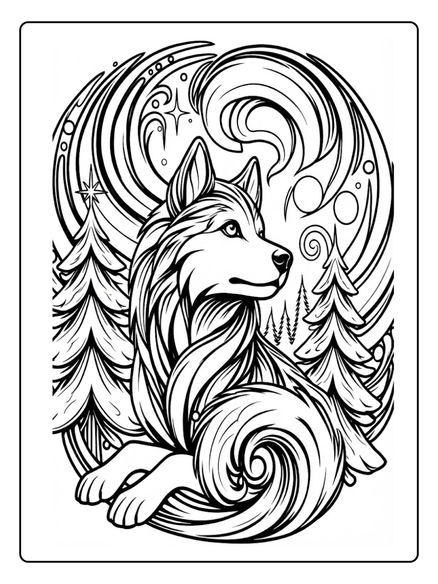 coyote para colorear (14)