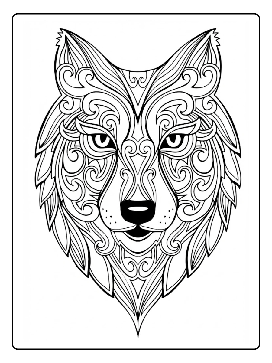 coyote para colorear (4)