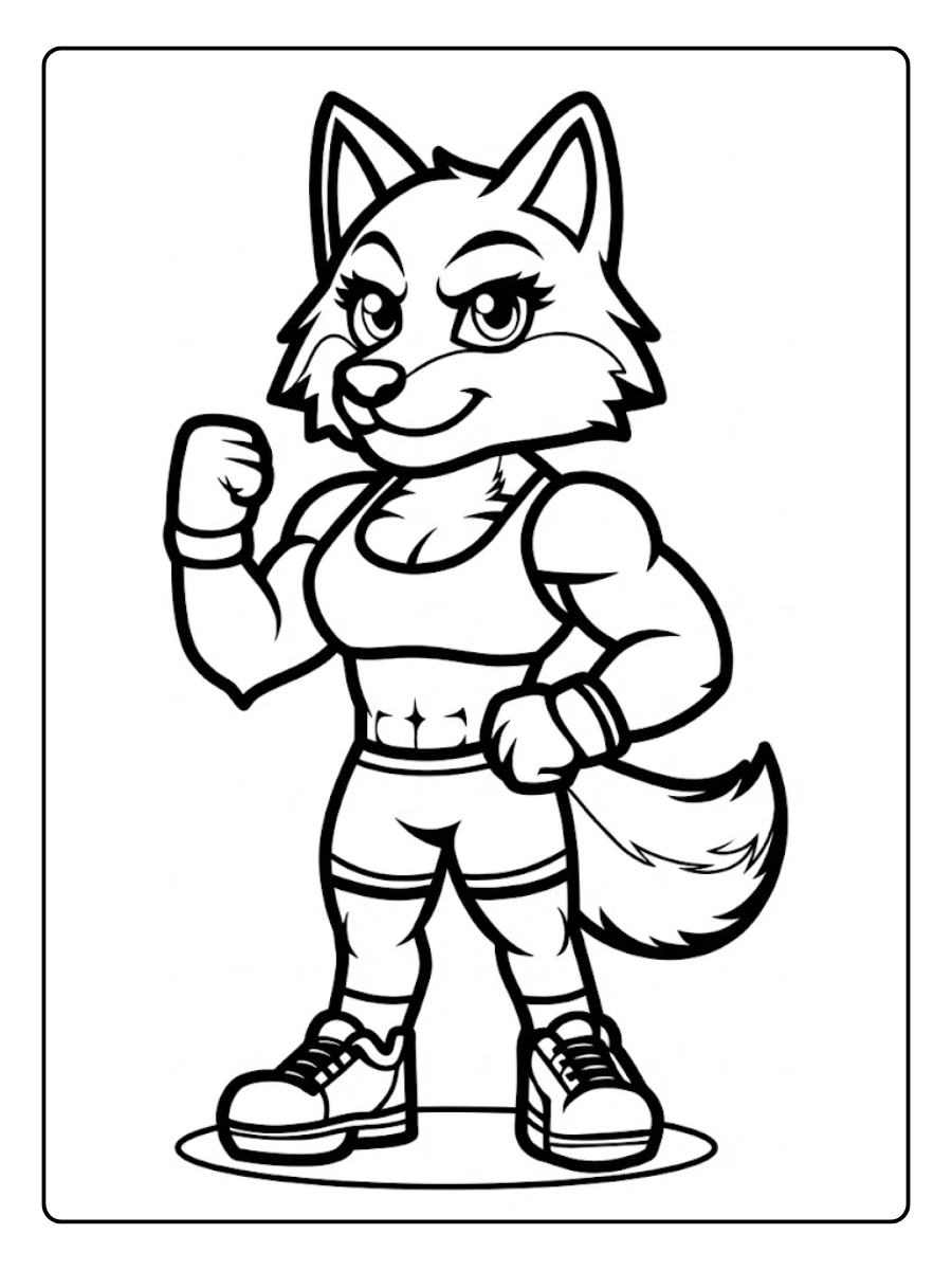 coyote para colorear (5)