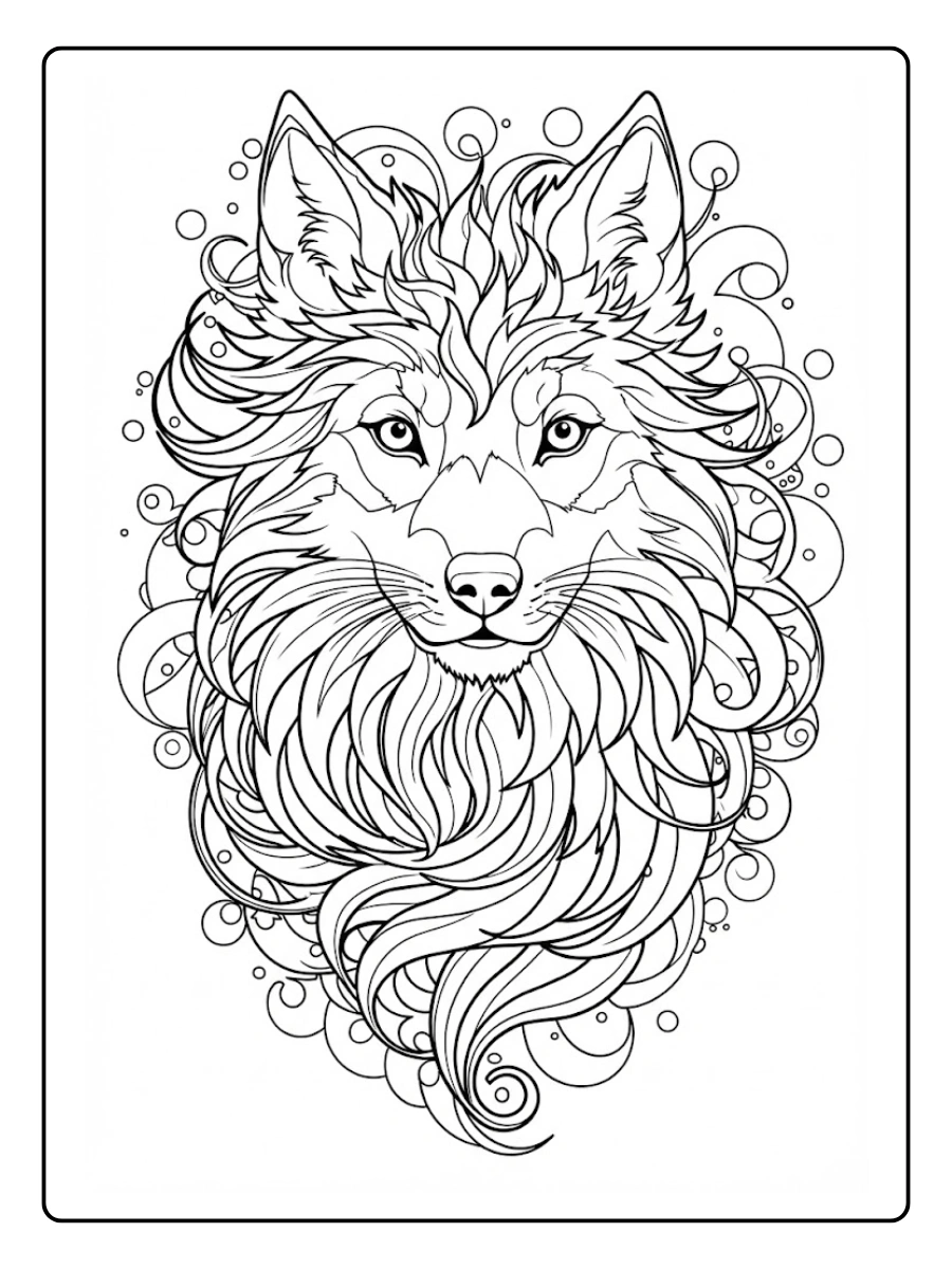 coyote para colorear (7)