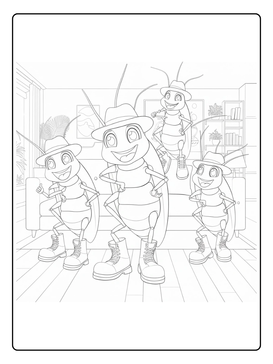 cucaracha para colorear (11)