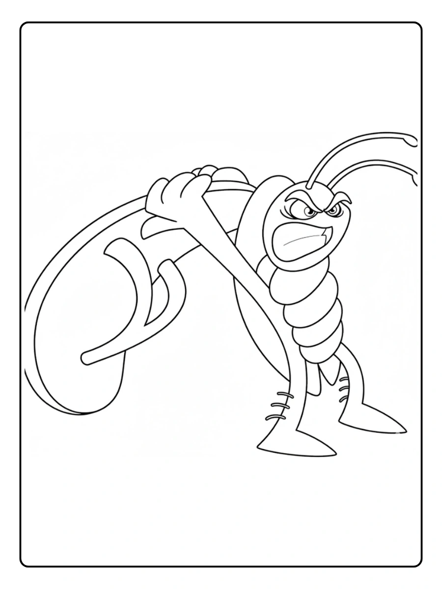 cucaracha para colorear (16)