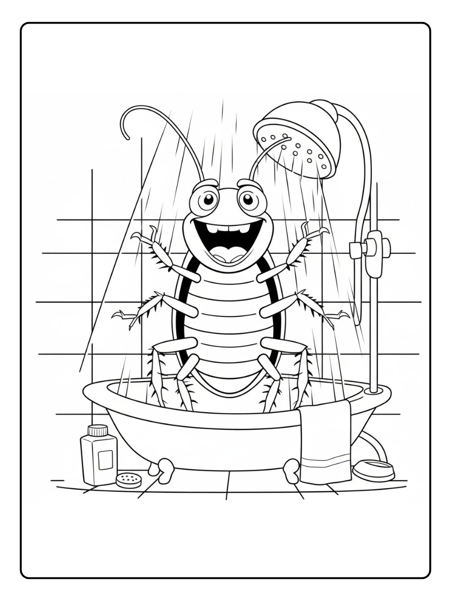 cucaracha para colorear (7)