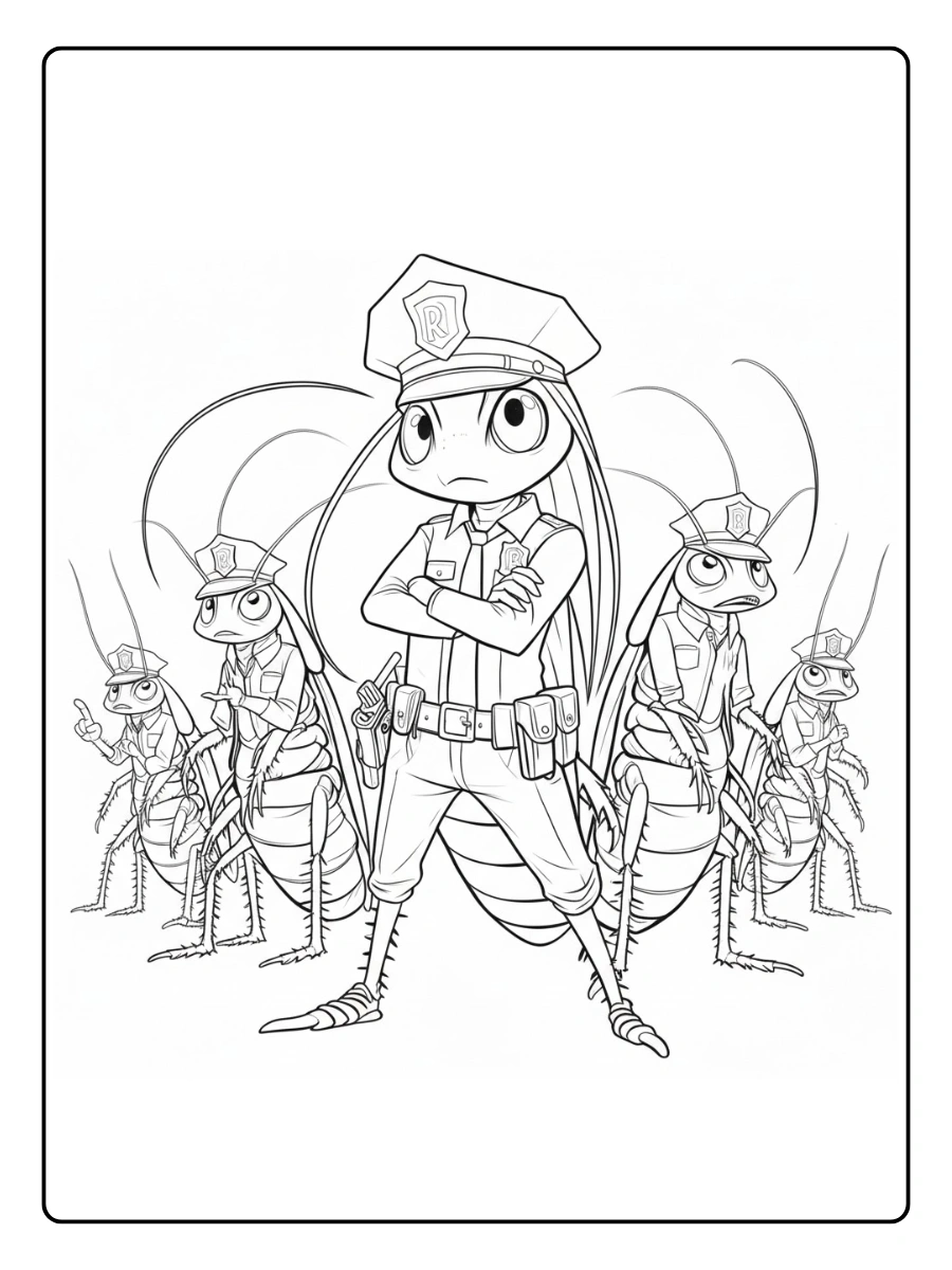 cucaracha para colorear (8)