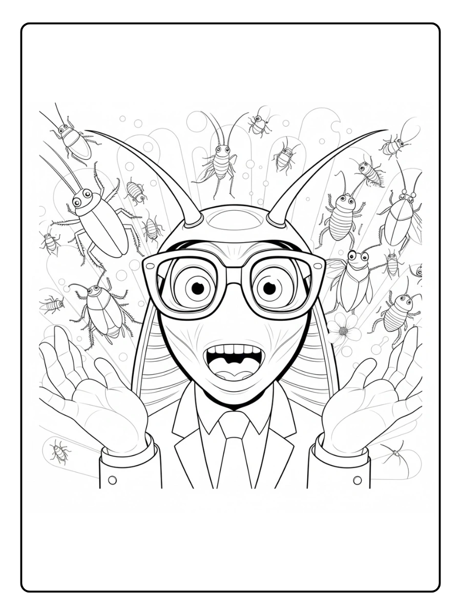 cucaracha para colorear (9)