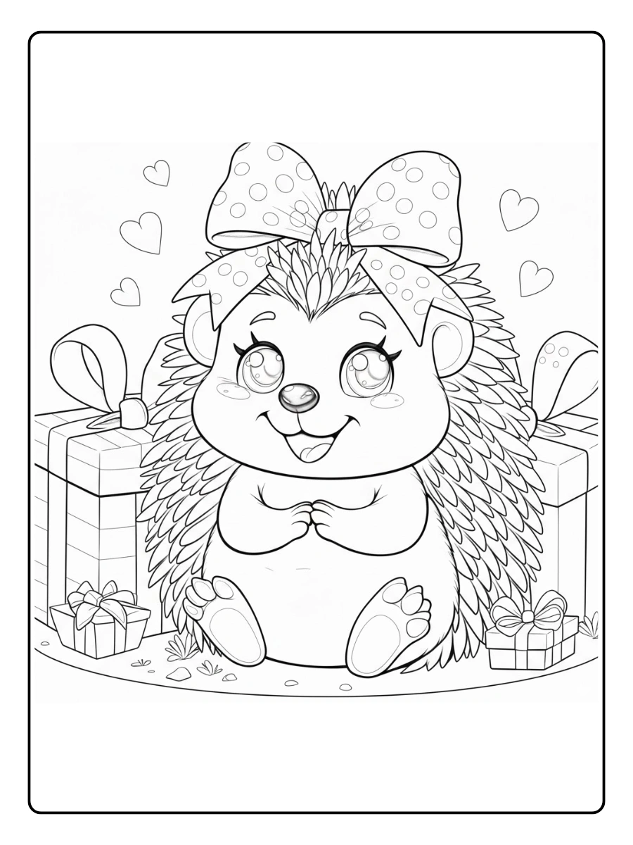 erizo para colorear (15)