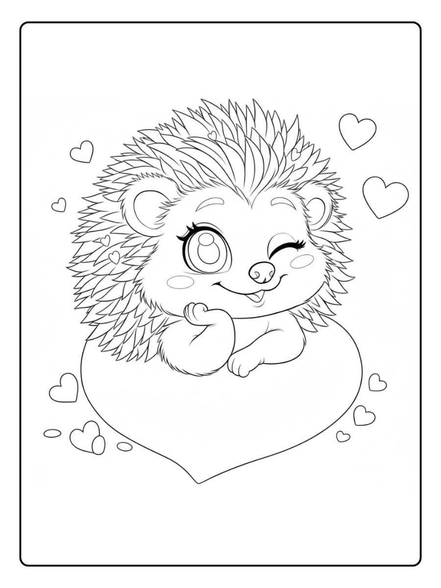 erizo para colorear (2)