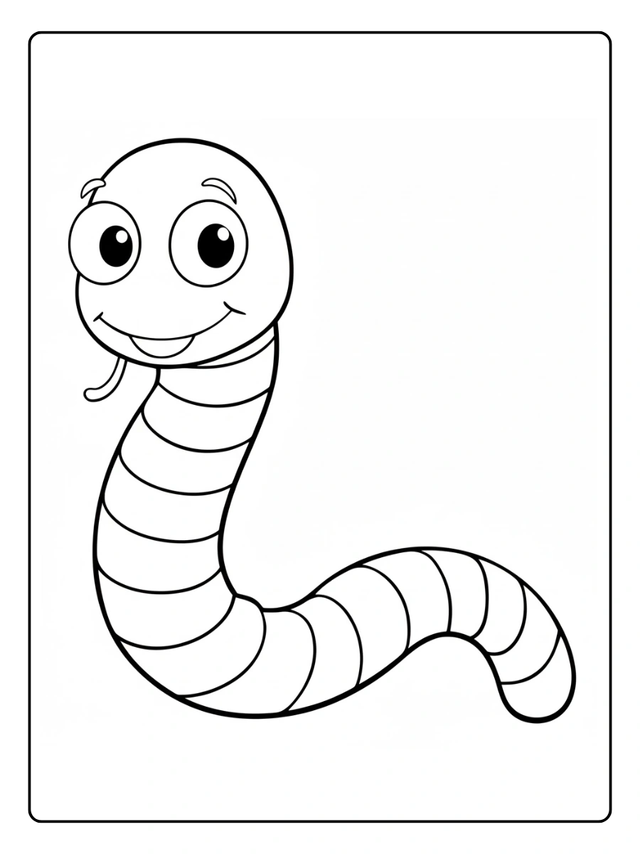 lombrises para colorear (10)