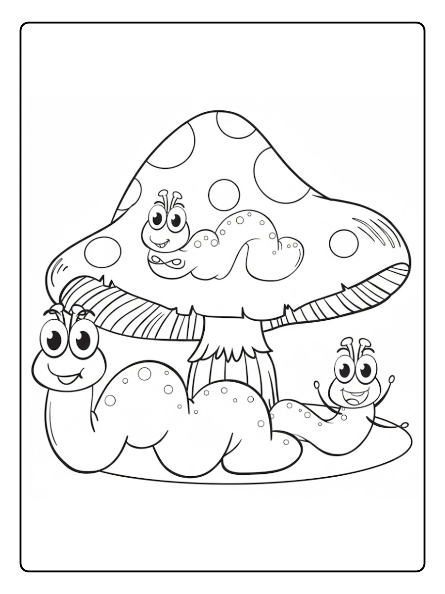 lombrises para colorear (3)