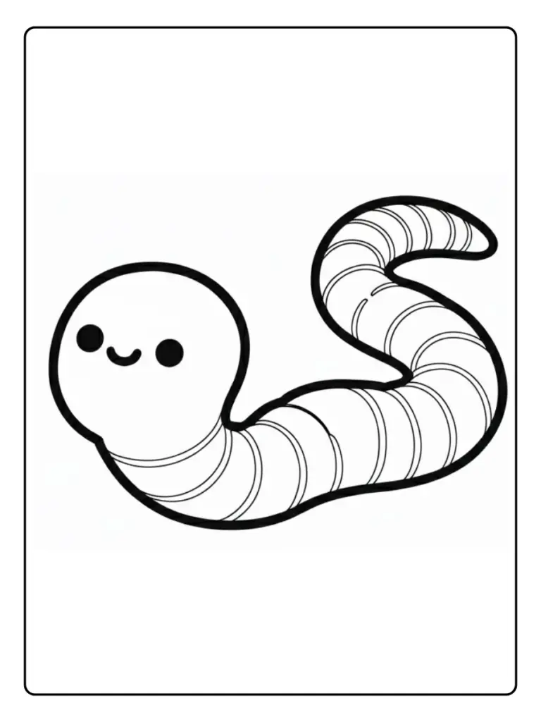 lombrises para colorear (5)