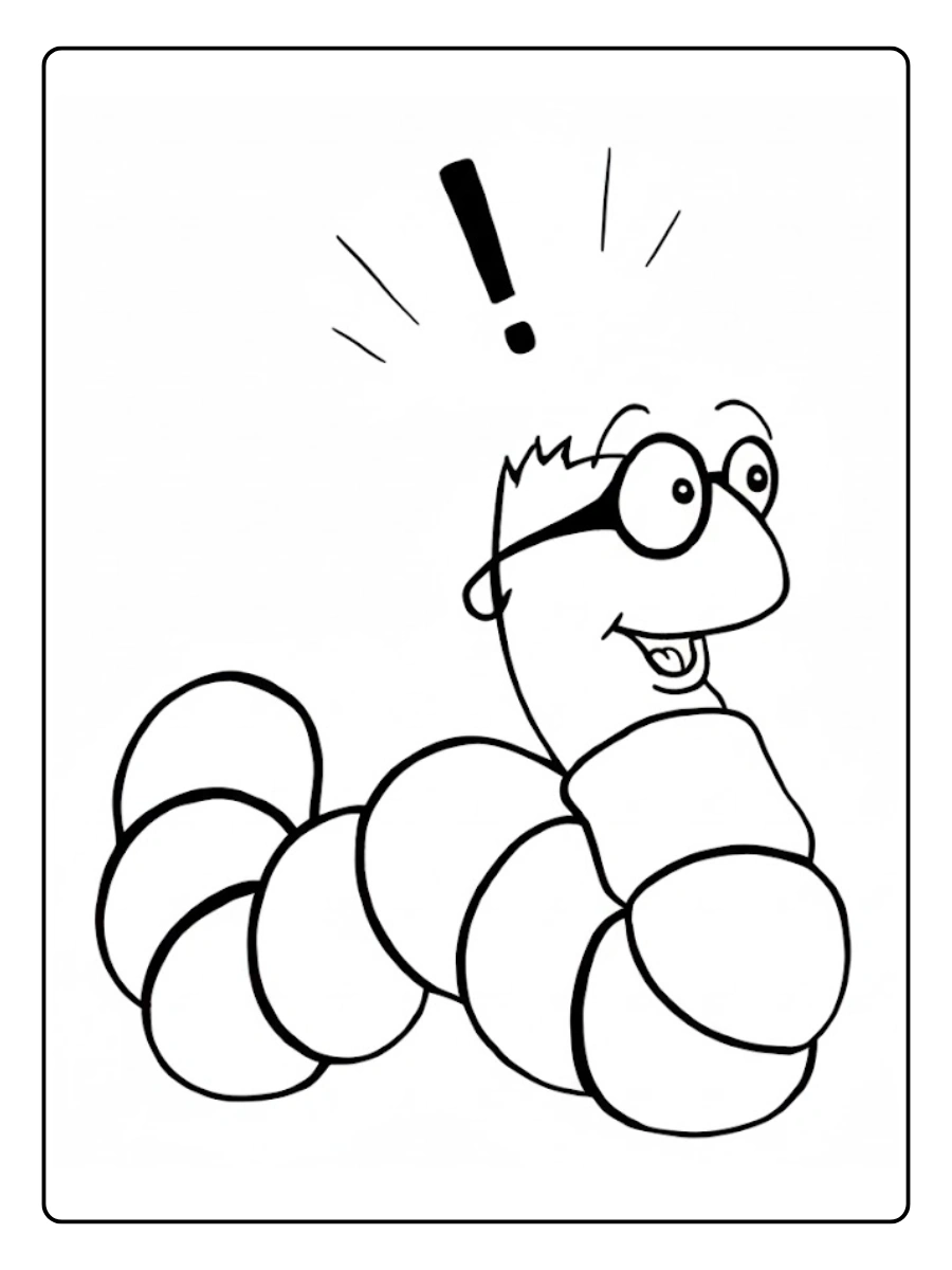 lombrises para colorear (9)