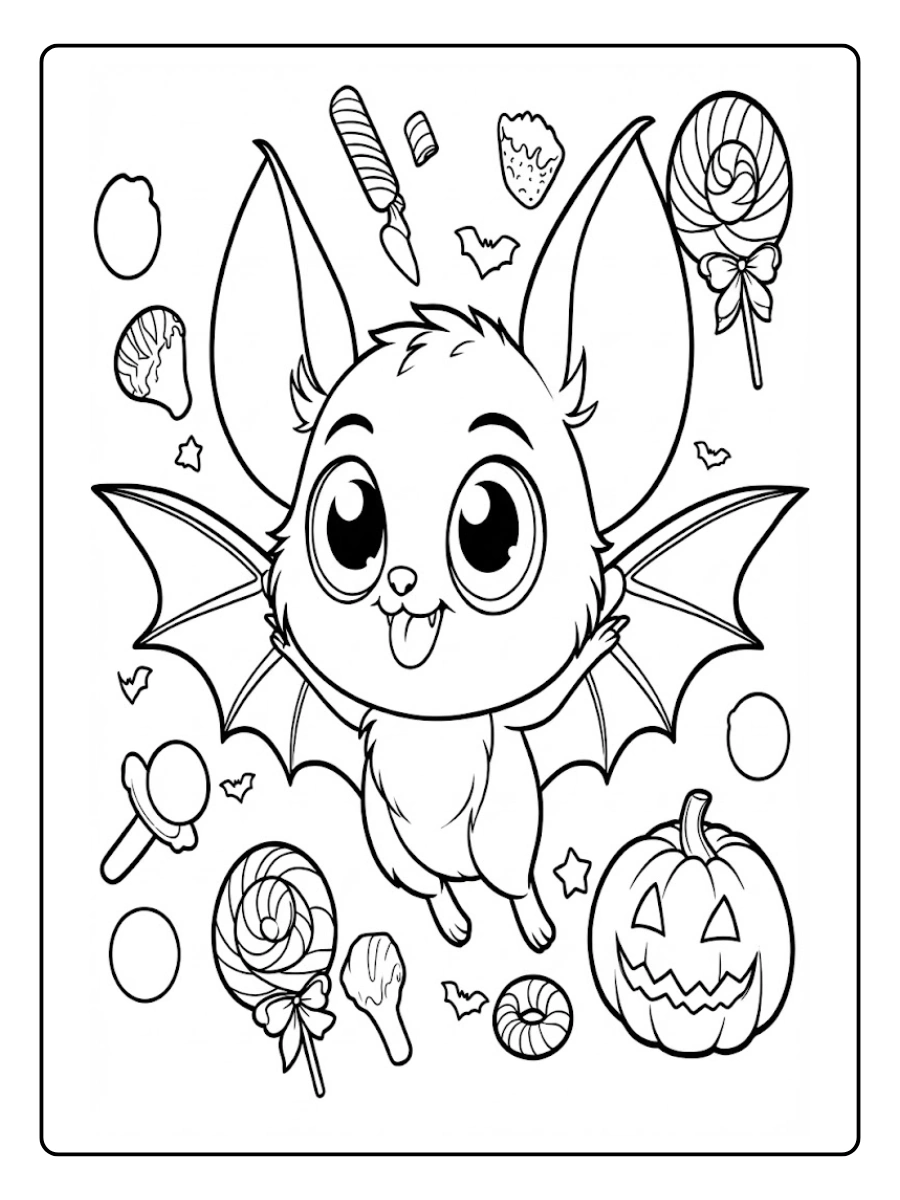 murcielago para colorear (3)