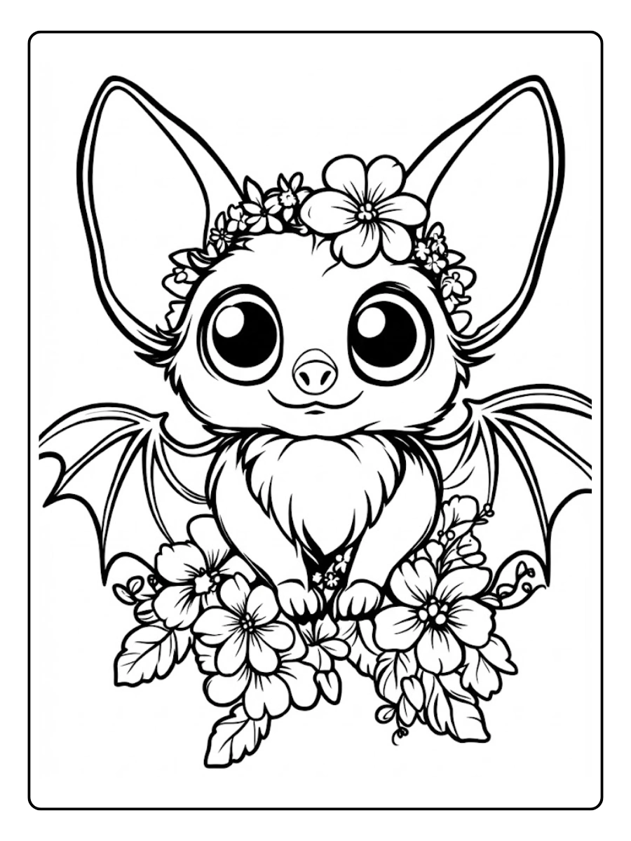 murcielago para colorear (7)