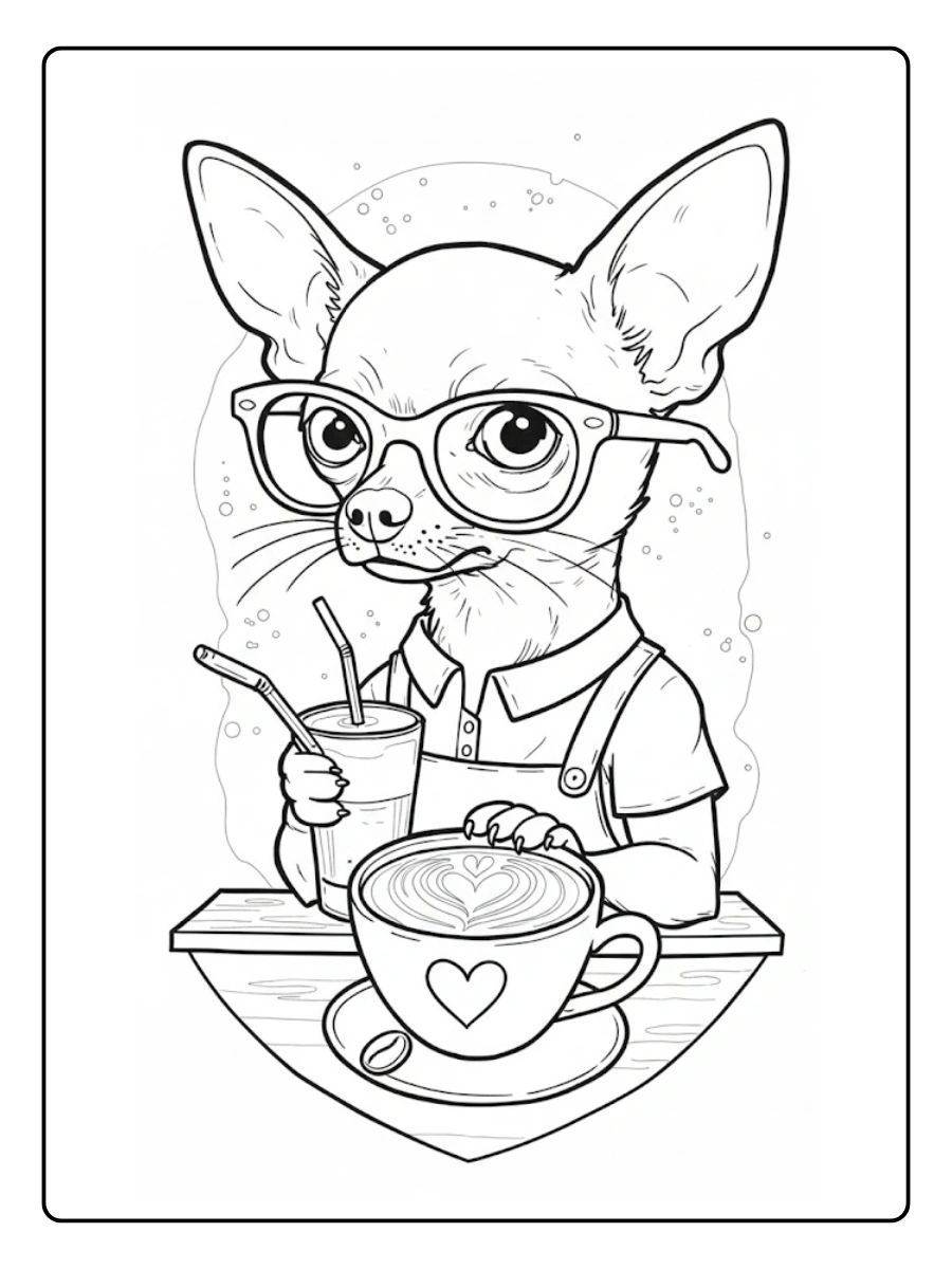 perro chihuahua para colorear (15)