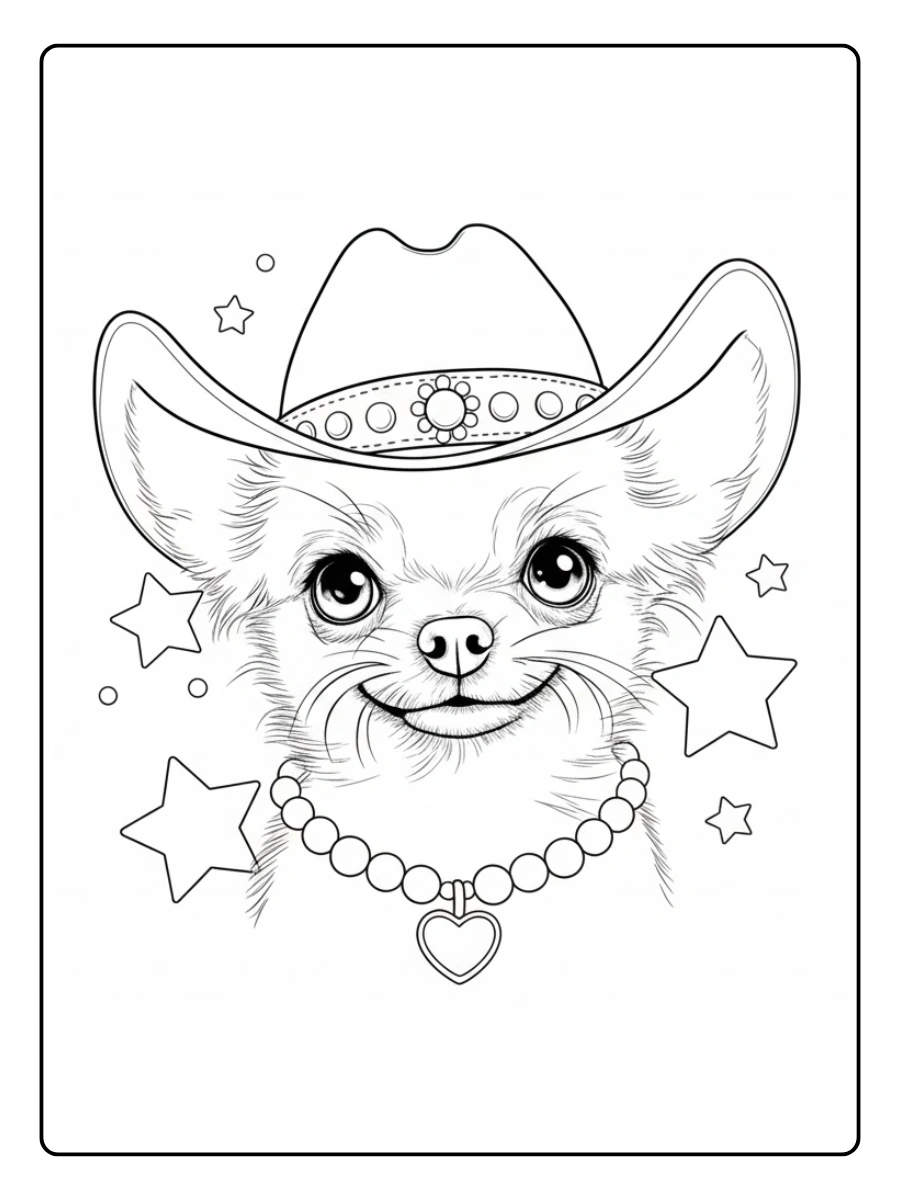 perro chihuahua para colorear (8)