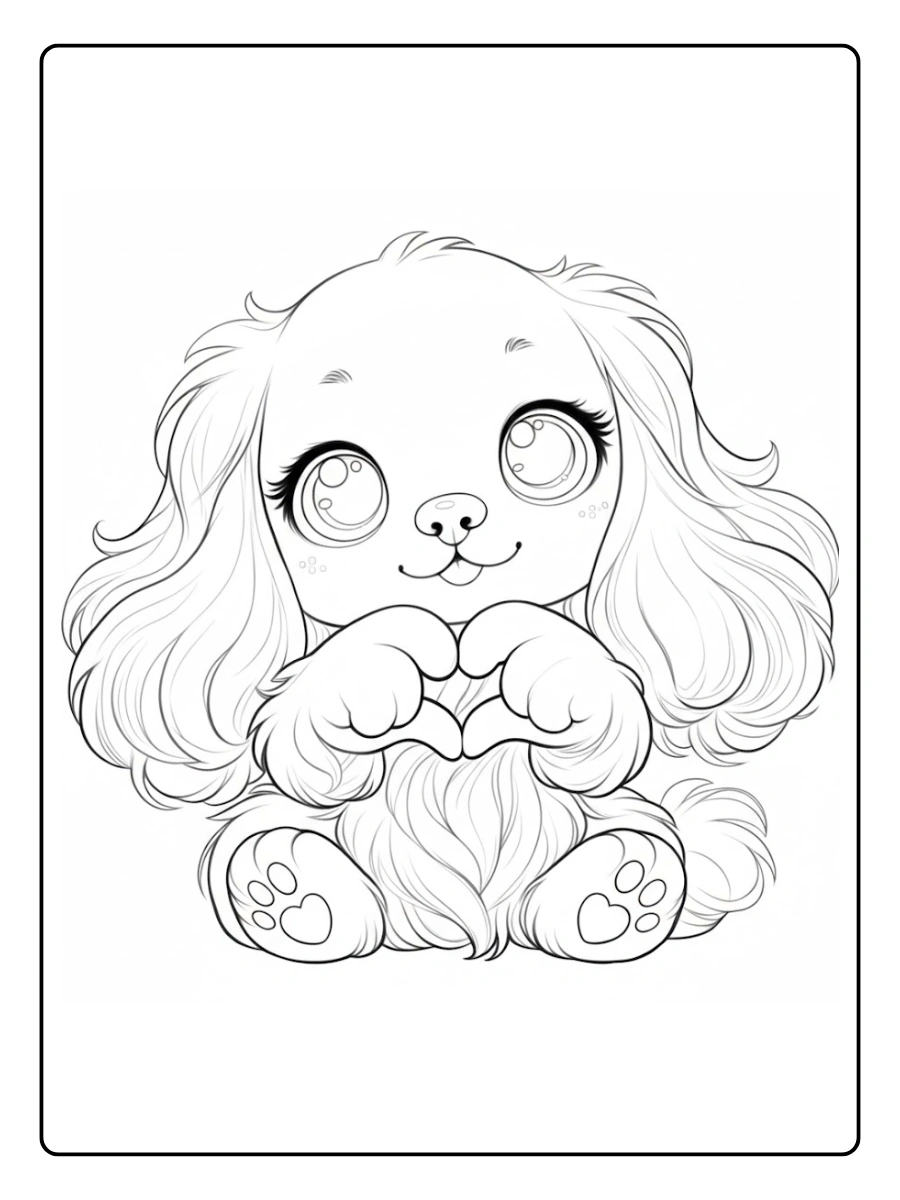 perro para colorear (10)