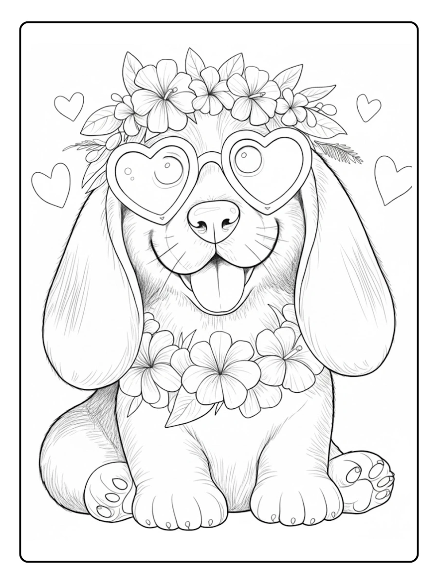 perro para colorear (12)