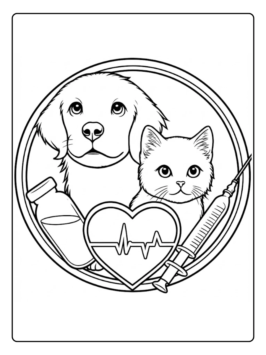 perro y gato para colorear (5)