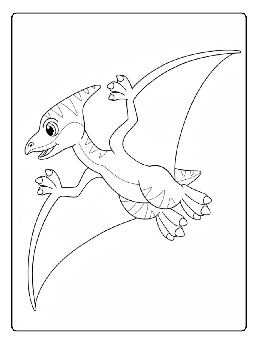 pterodactilo para colorear (10)