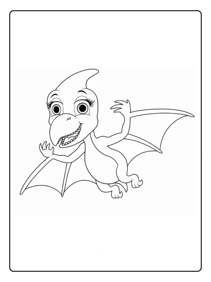 pterodactilo para colorear (2)