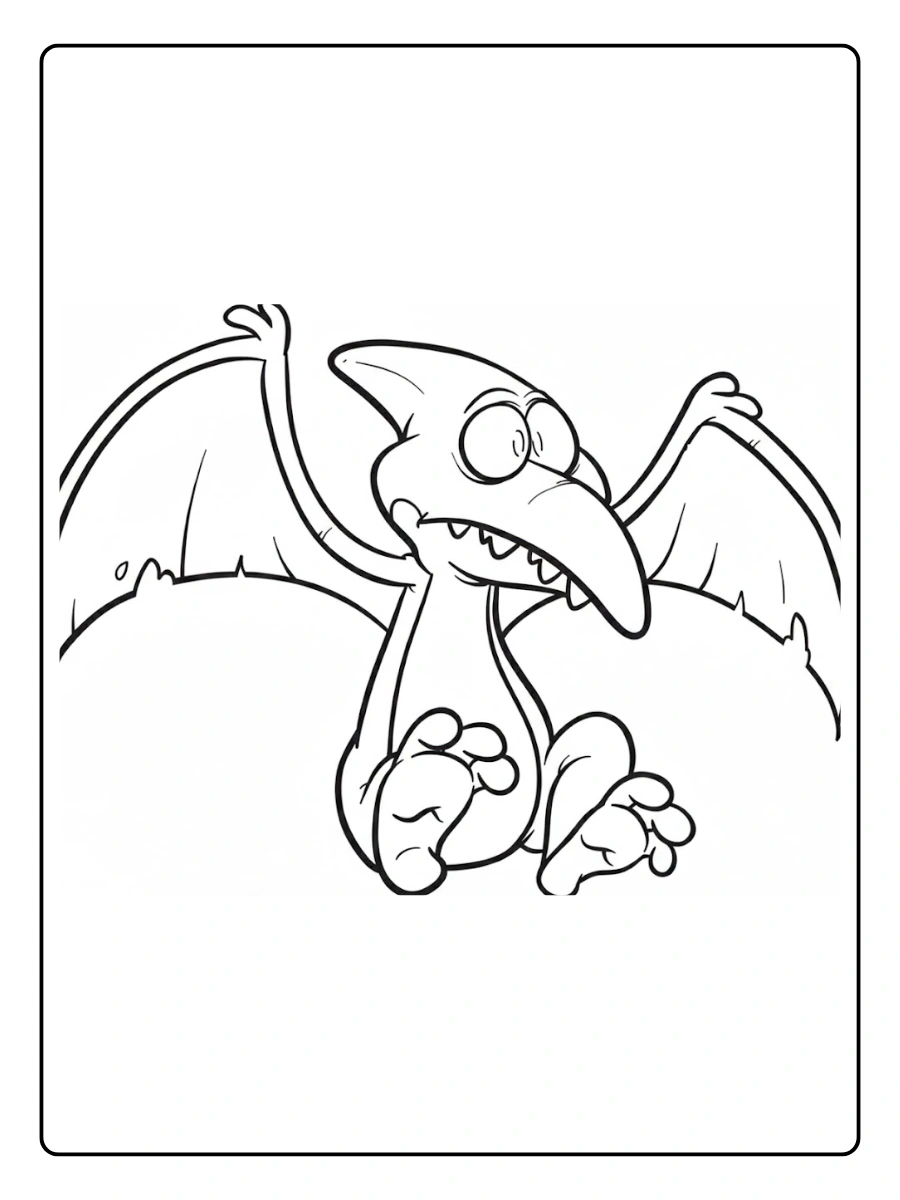pterodactilo para colorear (3)