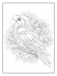quetzal para colorear (2)
